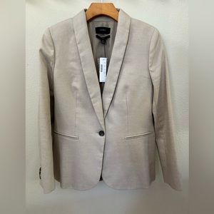 JCrew Parke Tan Linen Blazer